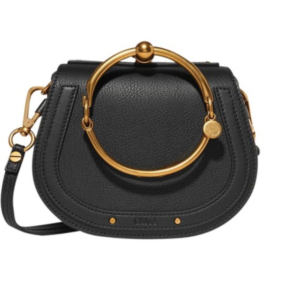 Chloe Nile Bracelet Bag in Black